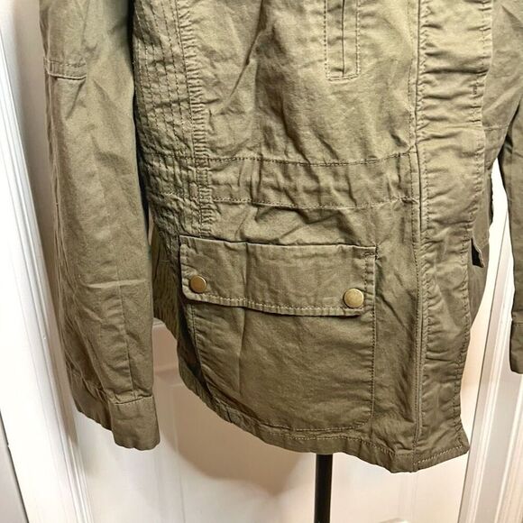 Love Tree Anorak Cargo Military Safari Utility Field Hooded Full Zip Jacket - Picture 11 of 16